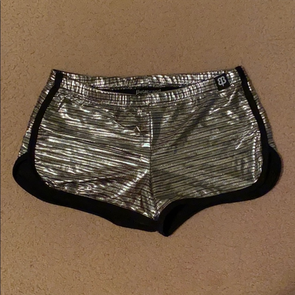 Betabrand disco track shorts - never worn!